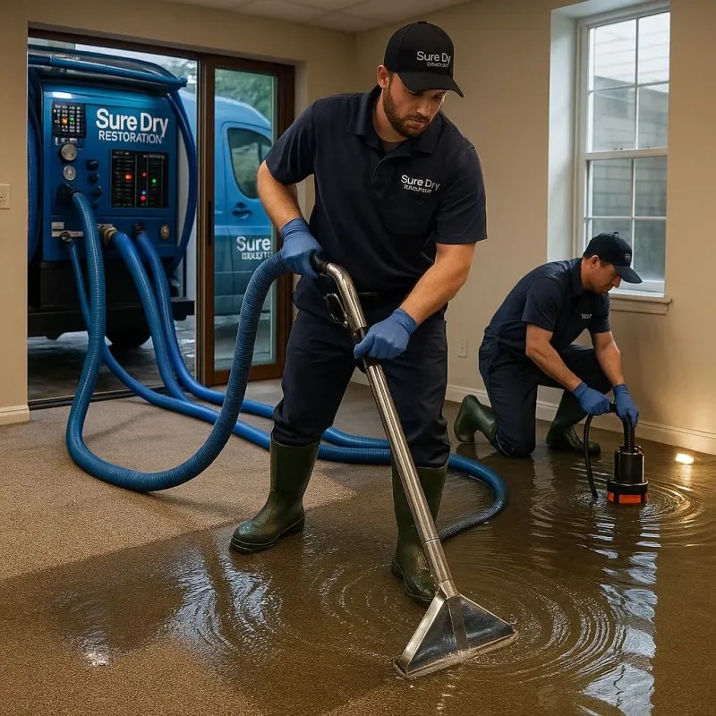Water Extraction and Removal process in Hudson Lake, IN